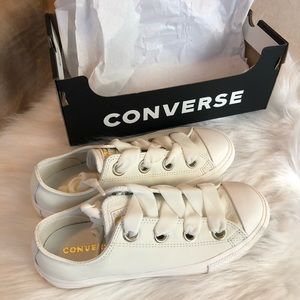 New in Box White Converse